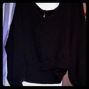 High Low V sweater- Free People- New- no tags